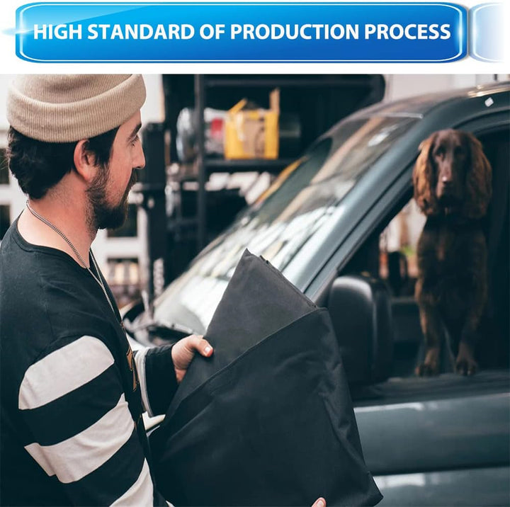 Frontscheibenabdeckung für VW T5 T6, Windschutzscheibenabdeckung, 600D Dickes Oxford Tuch Anti ultra