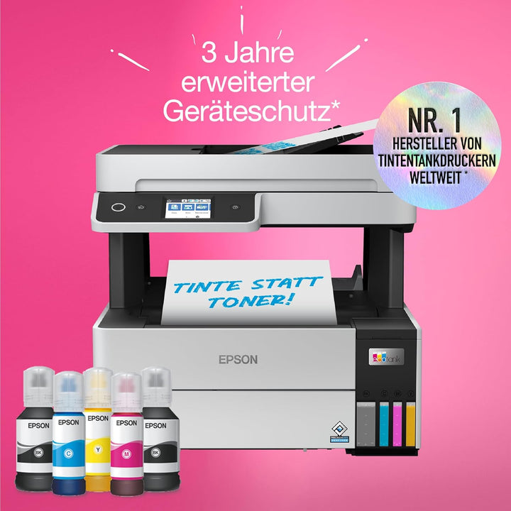 Epson EcoTank ET-5150 3-in-1 Ink Multifunction Device (Copier, Scanner, Printer, A4, ADF, Duplex, Wi