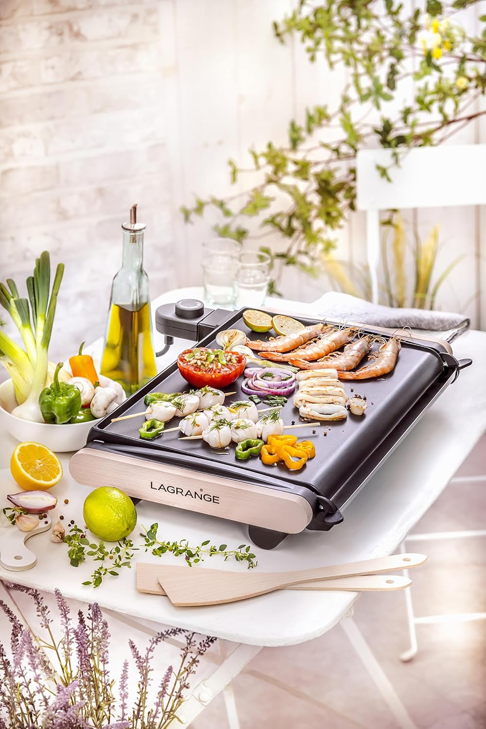 LAGRANGE 229004 Plancha Equilibre Grillplatte,