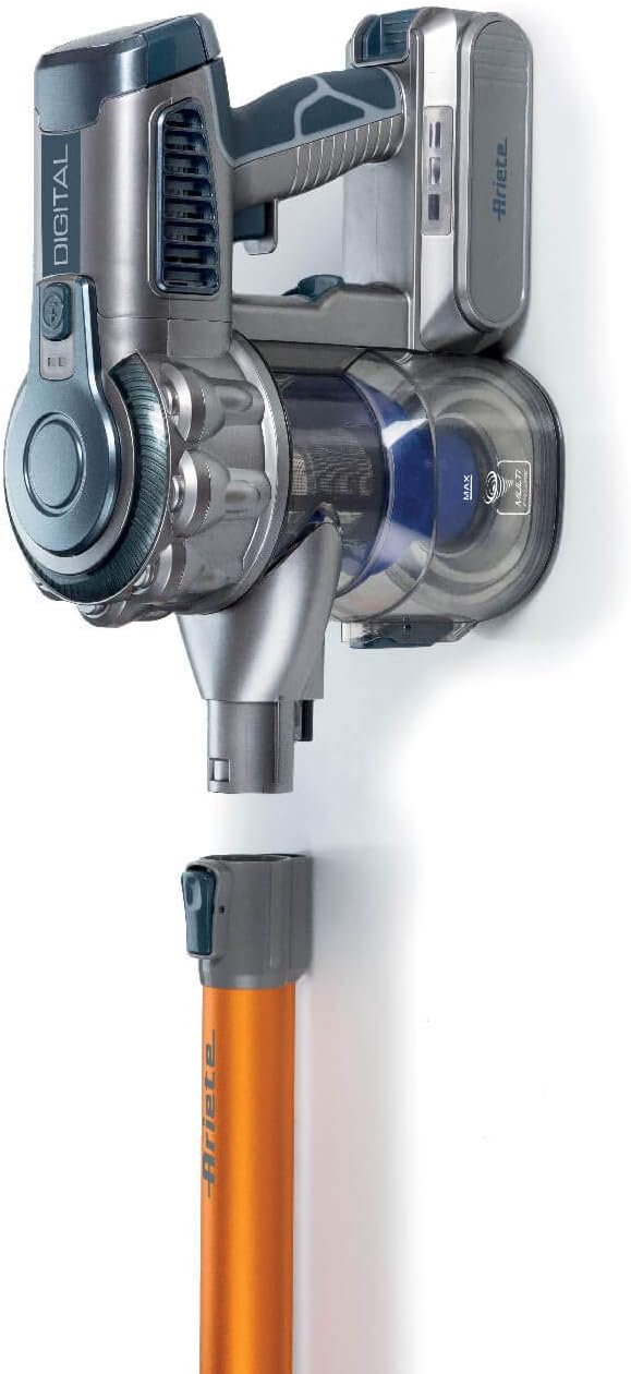 Ariete 22.2V Lithium 2723, kabelloser elektrischer Besen und Handstaubsauger mit digitalem Motor, Al