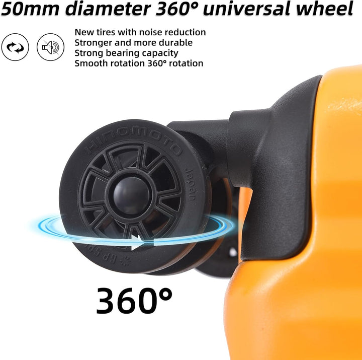 TydeCkare 29 Zoll 40 * 37 * 77 cm, 113 l, aufgegebenes Aluminiumgepäck mit seitlicher Öffnung, 360°-