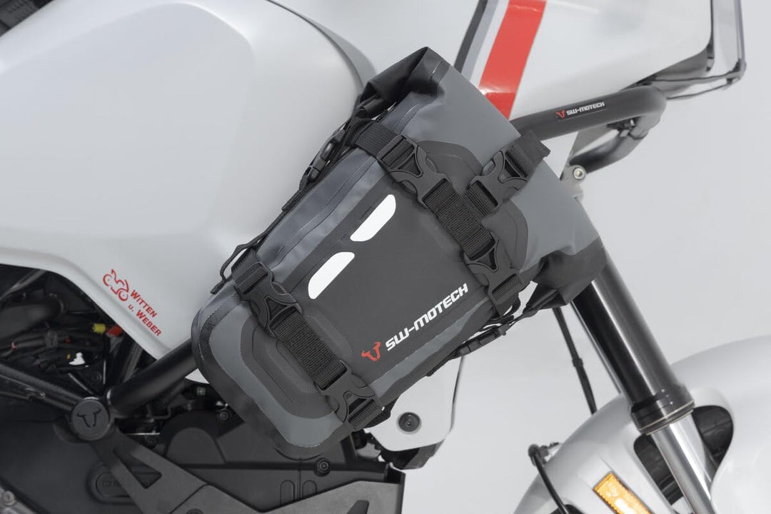 SW-Motech Drybag 80 Motorrad Hecktasche grau Motorradgepack Gepäcktasche 8L Grau Schwarz, 8L Grau Sc