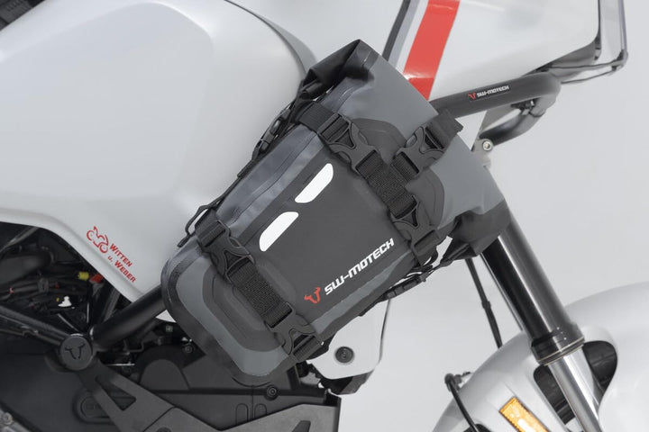 SW-Motech Drybag 80 Motorrad Hecktasche grau Motorradgepack Gepäcktasche 8L Grau Schwarz, 8L Grau Sc