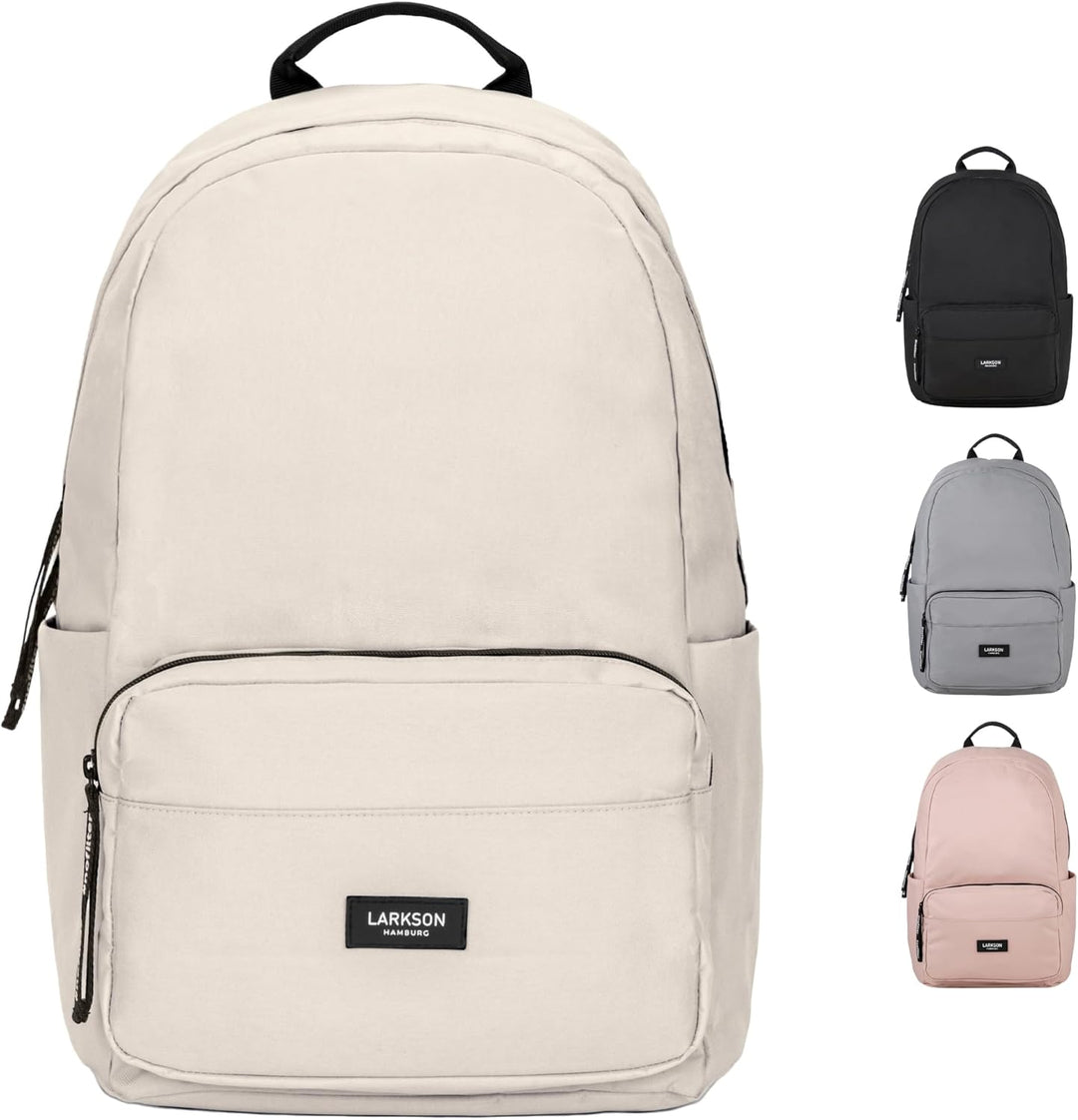 LARKSON Schulrucksack Mädchen & Jungen Teenager - No 3 - Rucksack Damen & Herren für Schule - 16" La