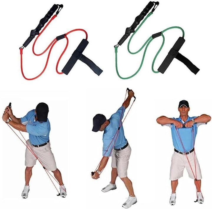 HUSHUI Golf Gym Power Swing Trainer Widerstandsbänder, Golf Swing Trainer Indoor Golf Übungsbänder S