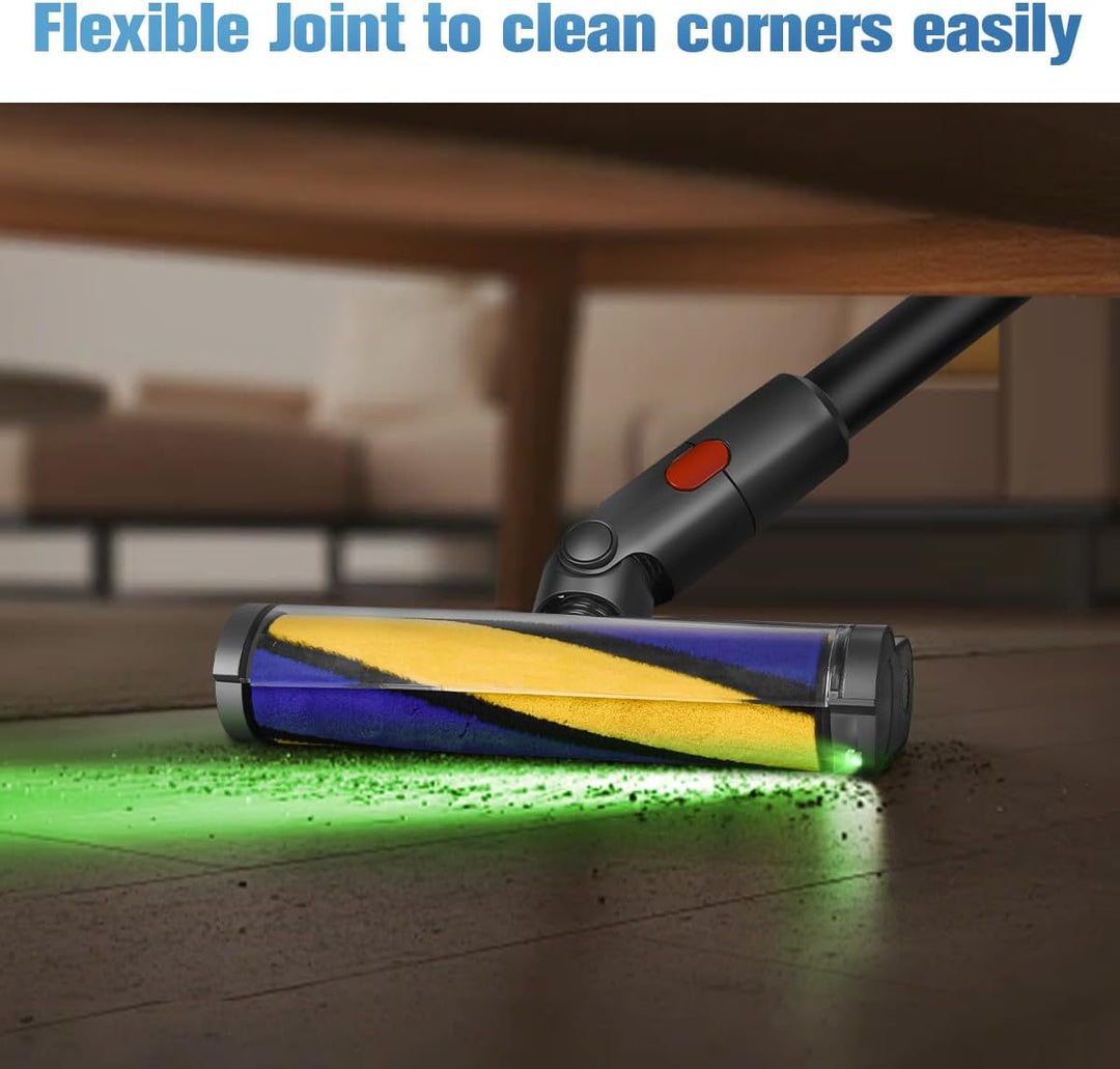 DrRobor Softwalze Bodendüse für Dyson V10 V11 V15 V7 V8, Elektrischer Soft Roller Bürste Aufsatz mit