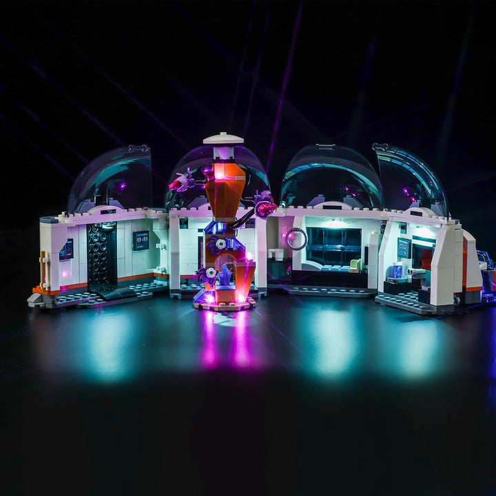 LocoLee Licht Kompatibel mit Lego City Weltraumlabor, Nur Lichter Set - Kein Modell, Licht Beleuchtu