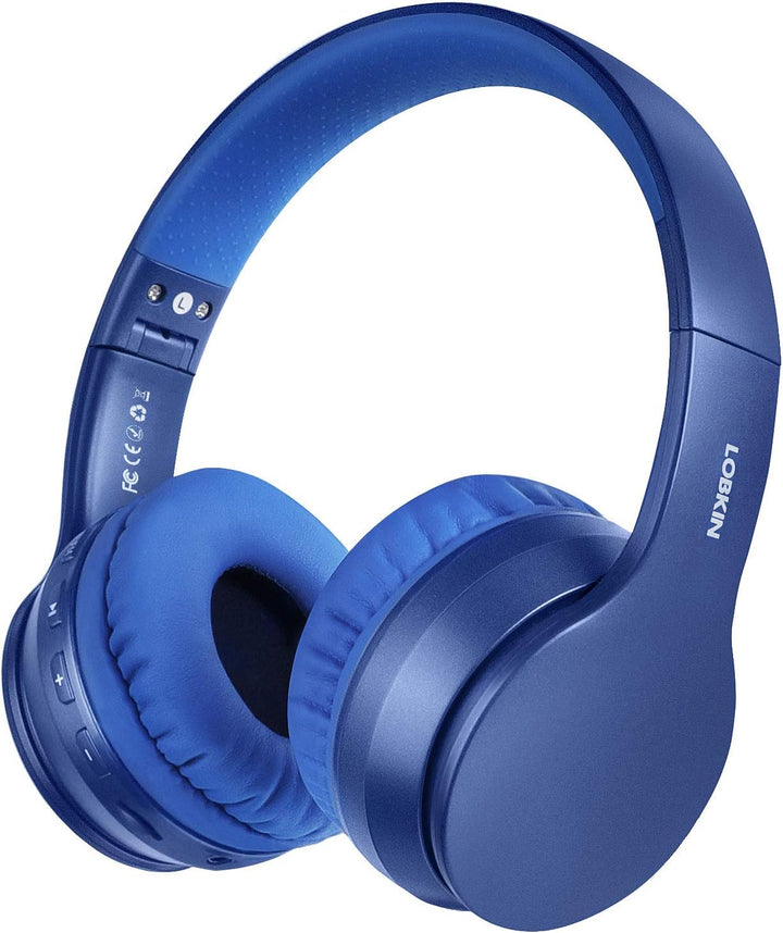 LOBKIN Kabellose Bluetooth-Kopfhörer, Over-Ear-Stereo, faltbar, Hi-Fi-Stereo-Headset mit Mikrofon, u
