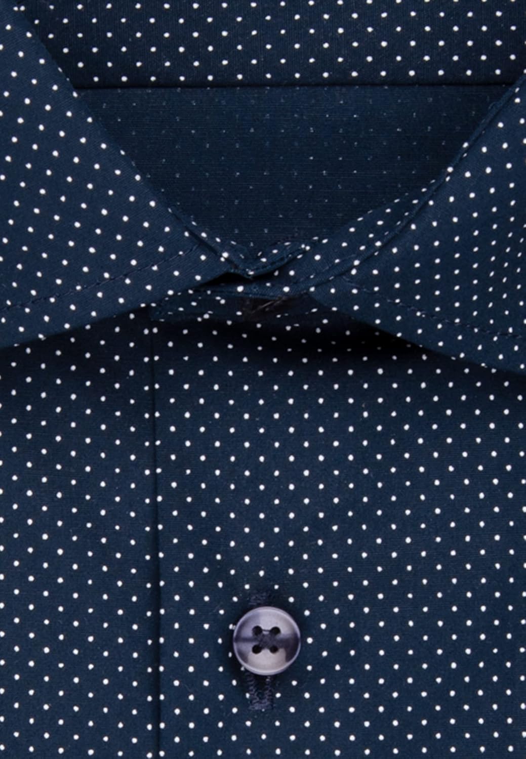 Seidensticker Herren Shaped Fit Kurzarm Hemd Shirt 38 Dunkelblau, 38 Dunkelblau