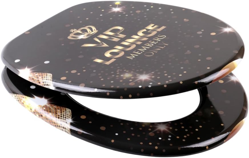 Sanilo WC Sitz, viele schöne schwarze Toilettendeckel zur Auswahl, hochwertige und stabile Qualität