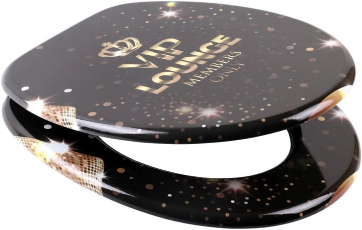 Sanilo WC Sitz, viele schöne schwarze Toilettendeckel zur Auswahl, hochwertige und stabile Qualität