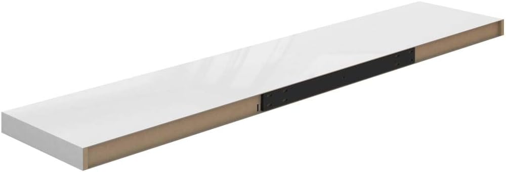 FIRBNUS 4 STK. 120x23,5x3,8 cm Floating Wall Shelf HĂ€ngeregal Regale Wandregale Regalboden Regal Hoc