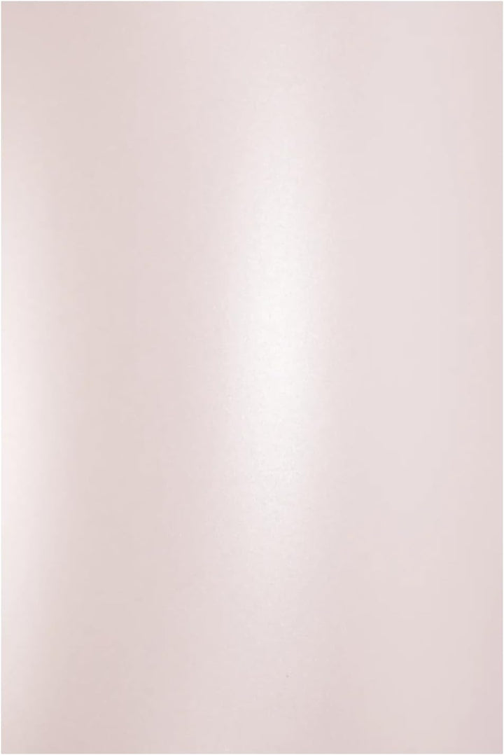Netuno 100x Bastelkarton Perlmutt-Hell-Rosa DIN A4 210x 297 mm 250g Aster Metallic Candy Pink Pearlk