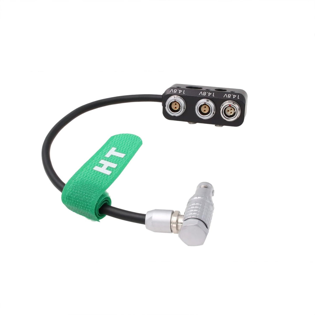 HangTon EXT-RS Adapter Splitter Box für ARRI Alexa Mini Kamera 7 Pin auf Fischer 3 Pin und 0B 2 2 Pi