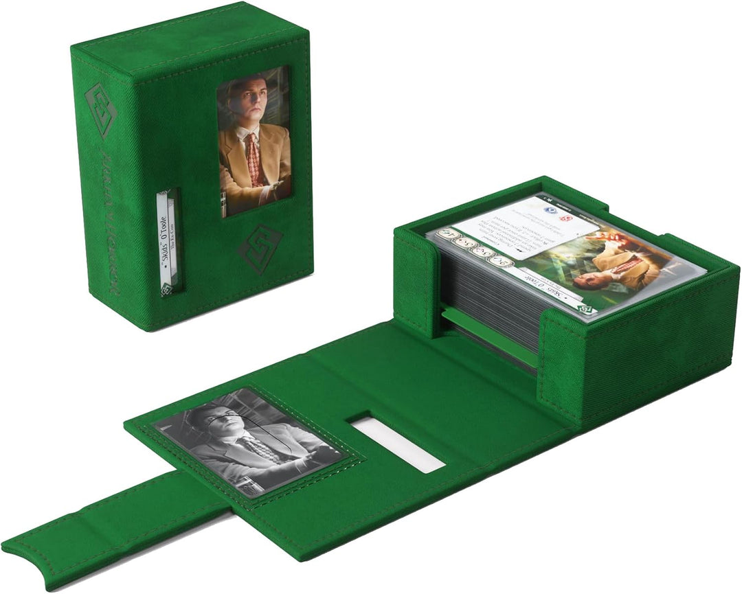 Gamegenic, Arkham Horror Investigator Deck Tome Rogue - Green Grün, Grün