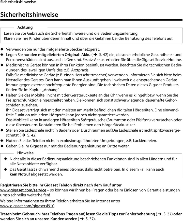 Gigaset SL910H / SL910 H Charger / Ladeschale silber für SL910 / SL910A