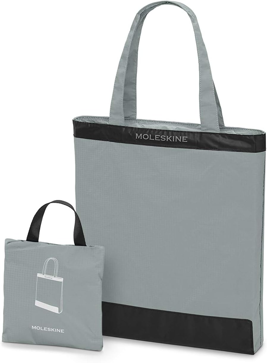 Moleskine Tasche Journey Packable Tote Faltbar und Zusammenklappbar in praktischem Beutel, pastellgr