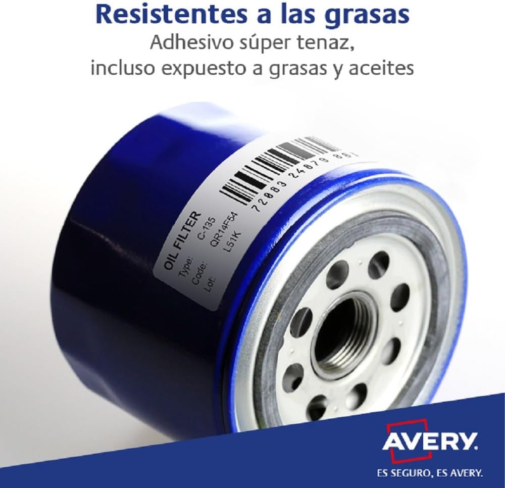 AVERY Zweckform Italien L6 Etiketten aus Polyester Diametro 30 mm weiss, Diametro 30 mm