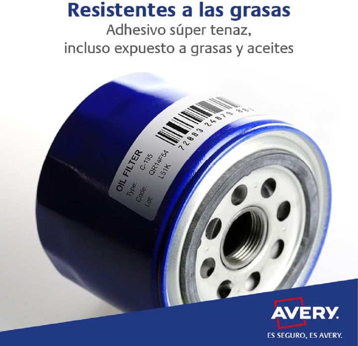 AVERY Zweckform Italien L6 Etiketten aus Polyester Diametro 30 mm weiss, Diametro 30 mm