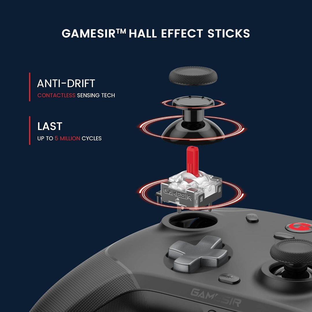 GameSir T4 Cyclone Pro Wireless Pro Controller für PC/Switch/Lite/OLED, Switch Remote Gamepad mit Ha