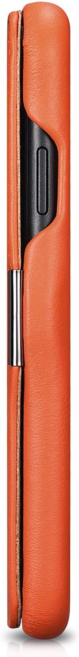 Mobiskin Hülle kompatibel mit Apple iPhone 11 (6,1 Zoll), Handyhülle mit echtem Leder, Case, Schutzh