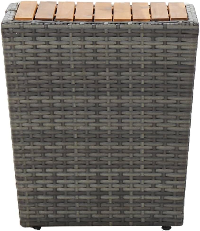 FIRBNUS 41.5x41.5x43 cm Beistelltisch Couchtisch Balkontisch Kompaktes Design Dining Table Kaffeetis