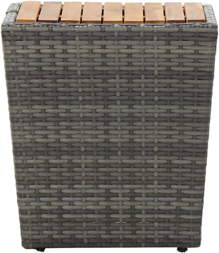 FIRBNUS 41.5x41.5x43 cm Beistelltisch Couchtisch Balkontisch Kompaktes Design Dining Table Kaffeetis