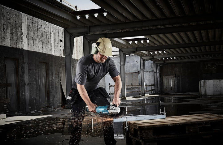 Makita GA9020 230mm Elektro Winkelschleifer 240V mit Tragekoffer/Diamant Messer