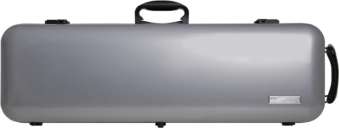 GEWA Violinkoffer AIR 2.1 silber metallic hochglanz, mit zusätzlichem Seitengriff, Made in Germany s