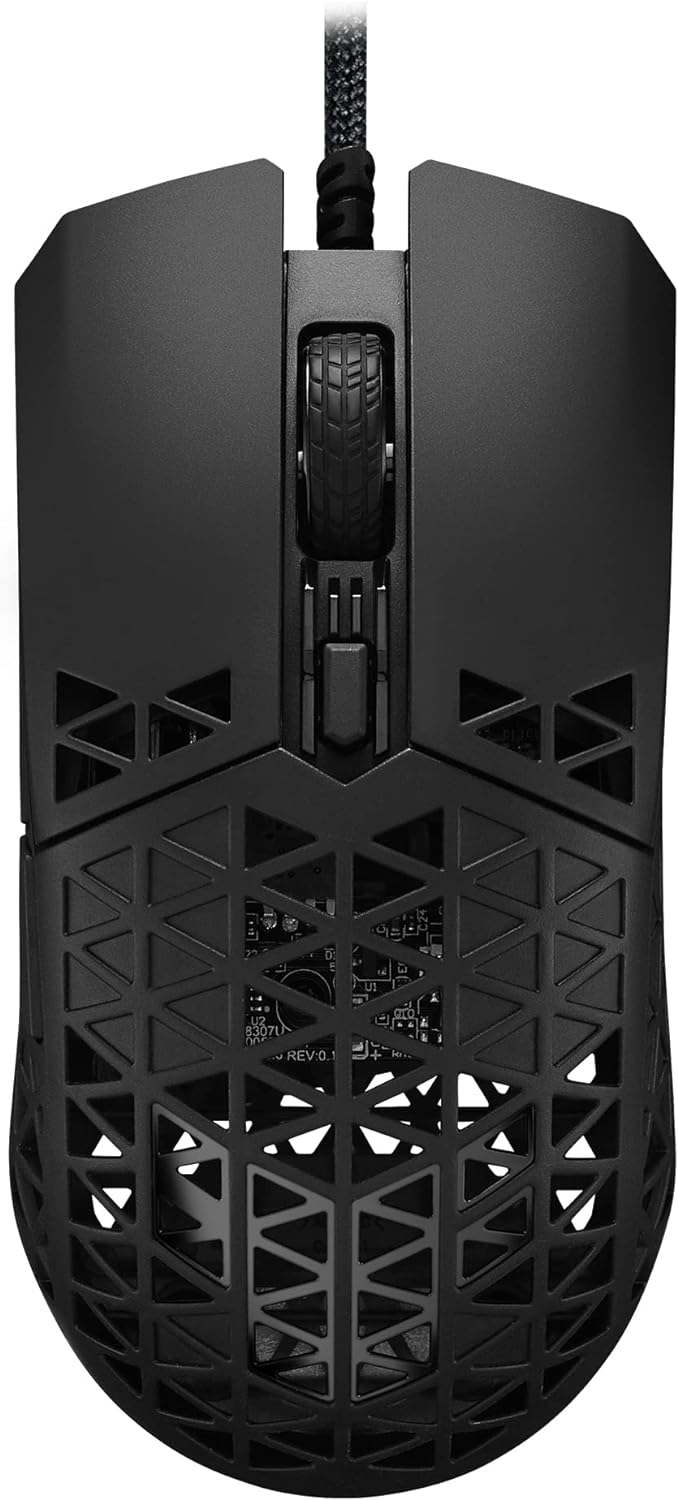 ASUS TUF Gaming M3 Maus (kabelgebunden, RGB, 7000-dpi-Sensor, programmierbare Tasten, Aura Sync) sch