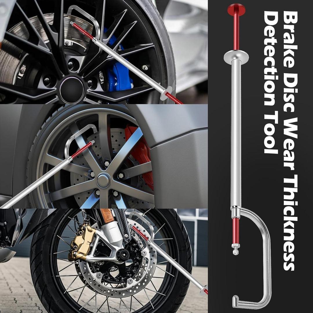 Bremsscheiben-Messwerkzeug, Auto-Bremsscheiben-Messwerkzeug 0 Bis 45 Mm, Schnelle, Genaue Erkennung,