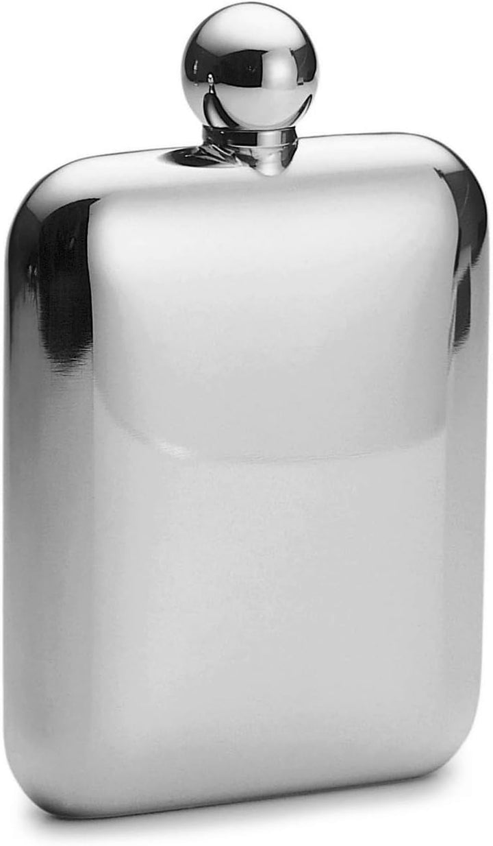 Philippi - Churchill Flachmann - 17 cl (170 ml) - Edelstahl poliert mit Schraubverschluss, auslaufsi