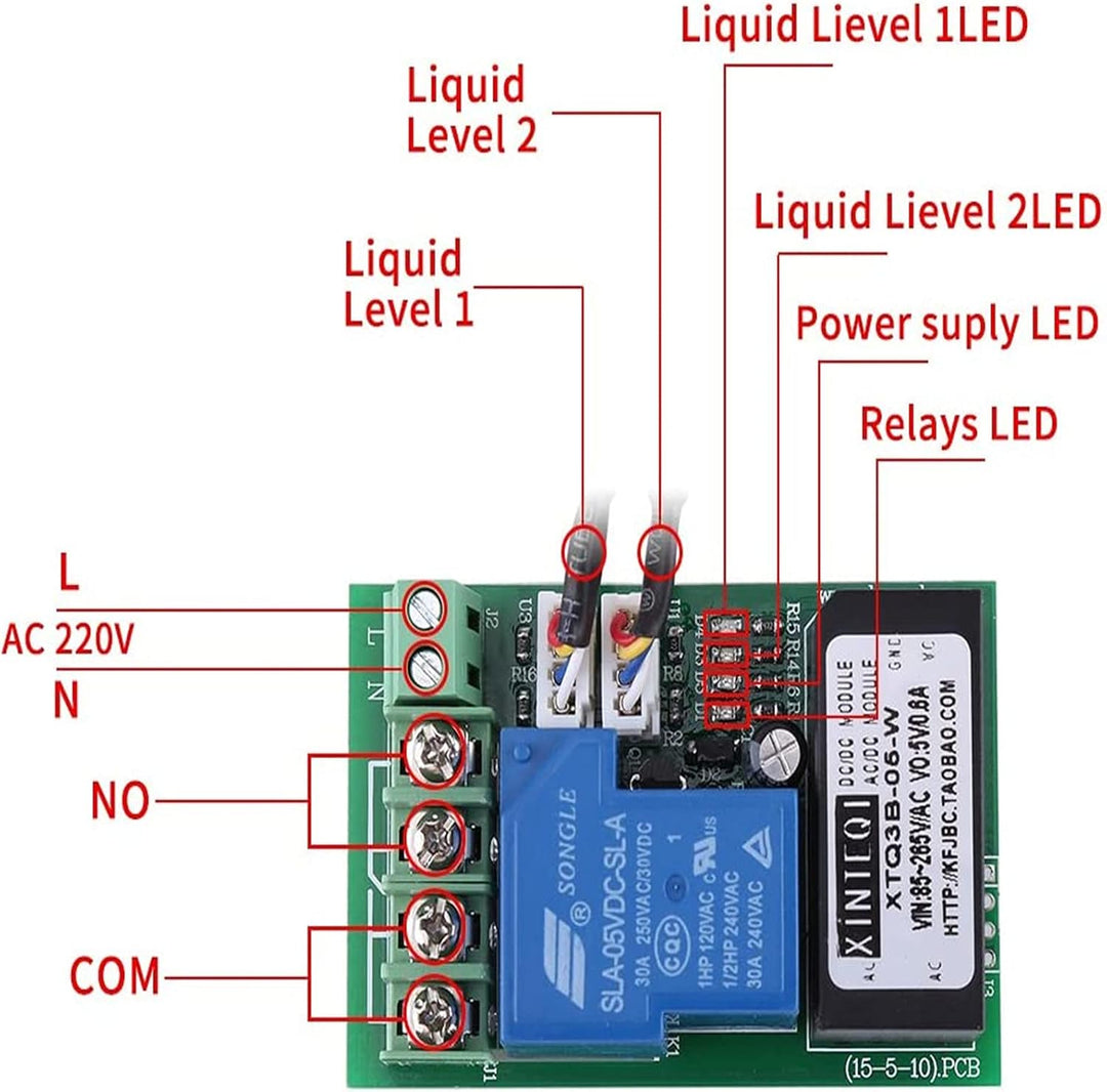 Infrarot Füllstandssensor Wasserstandserkennung Dual Level Alarm Control Module