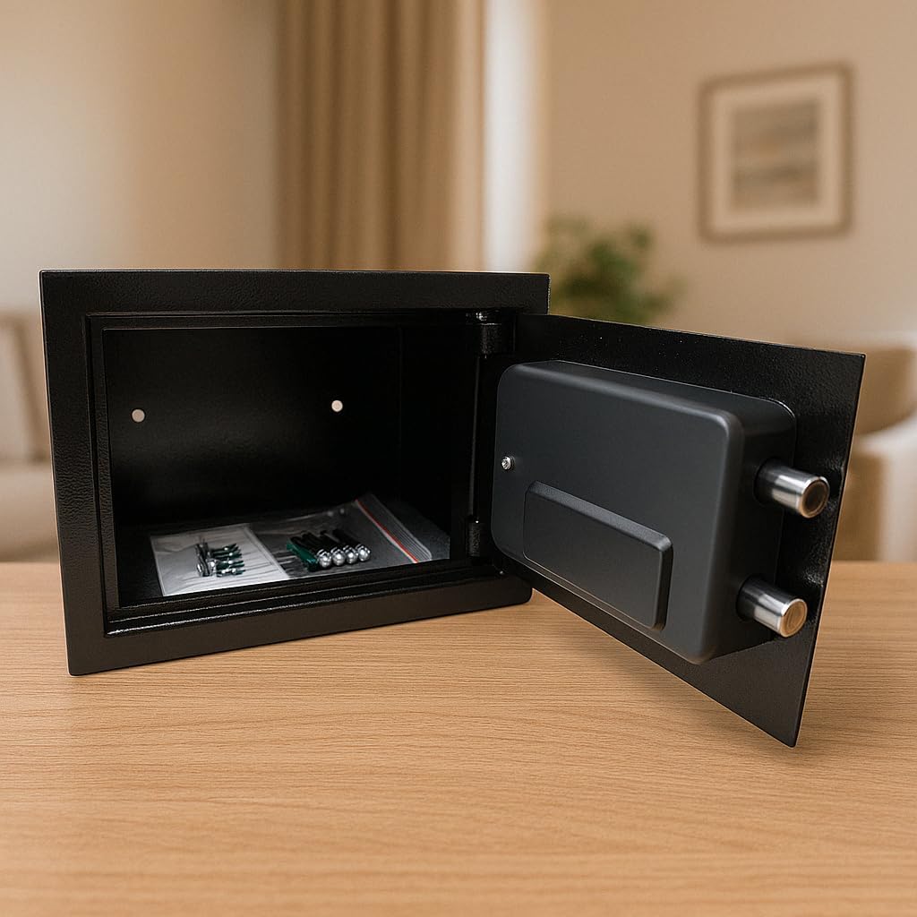 Elektronischer Tresor - 250 x 350 x 250 mm - Sicherer Aufbewahrungsort mit elektronischem Schloss Sc