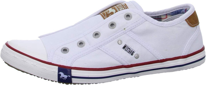 MUSTANG Herren Stiefel Sneaker 43 EU Weiss, 43 EU Weiß