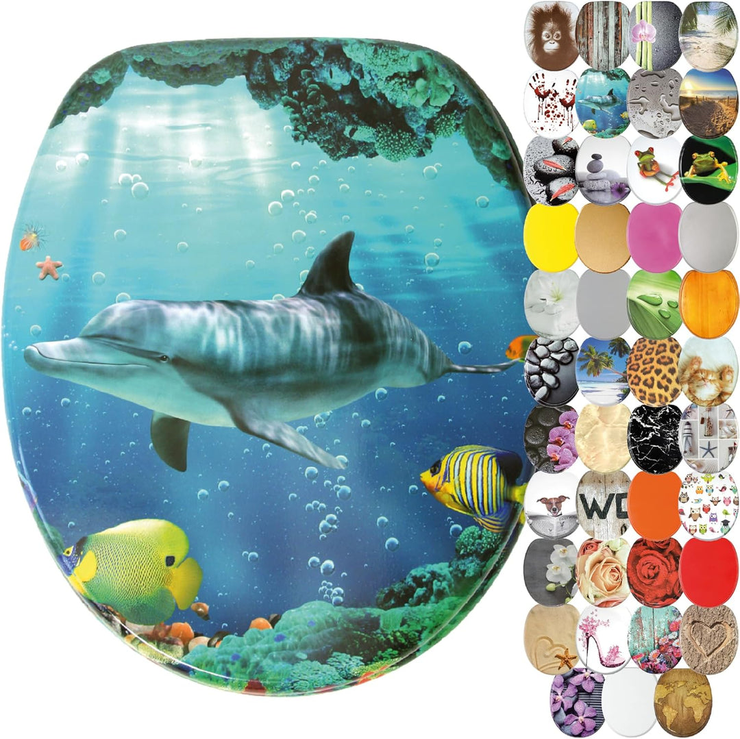 Sanilo WC Sitz, viele schöne Toilettendeckel zur Auswahl, hochwertige und stabile Qualität aus Holz