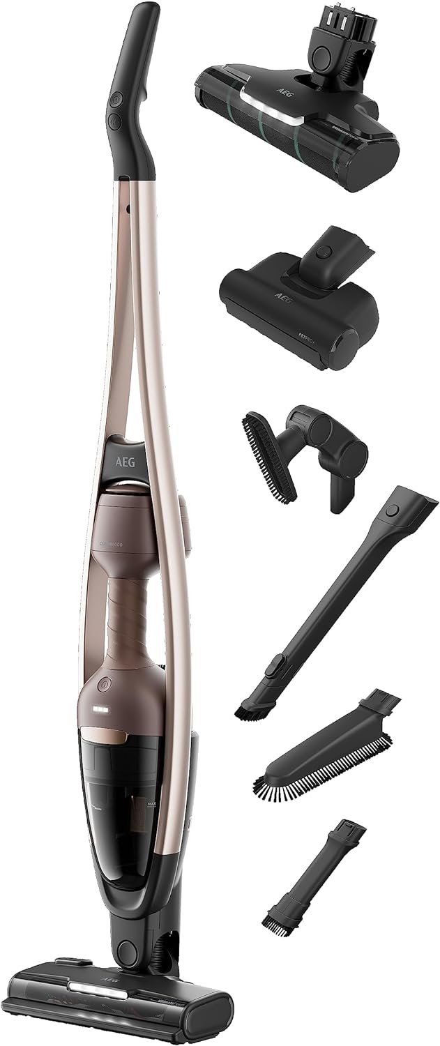 AEG CLEAN 6000 AS62A252XN Akku Staubsauger kabellos/stielstaubsauger beutellos/leise/handstaubsauger