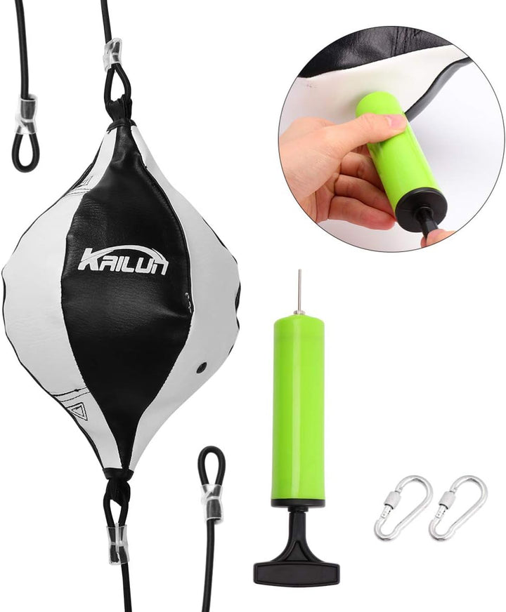BESPORTBLE Reaktionsball Boxen Training Mit Doppelendball Set Inkl. Inflator Und Haken Für Reflex- U