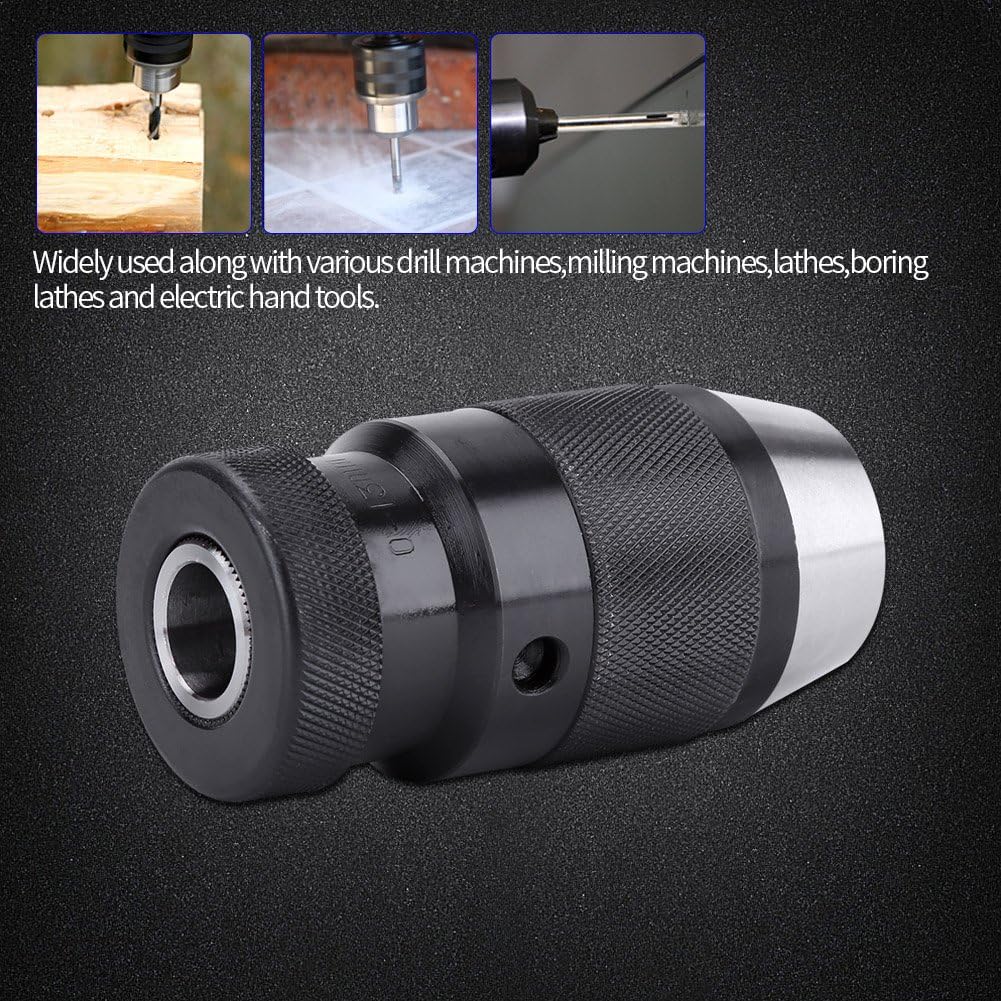 1Stk Keyless B16 Chuck, 0-13mm 1/2 "selbstspannender Chuck für Drehmaschine
