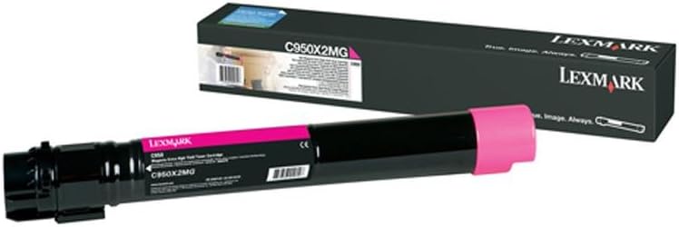 Lexmark C950X2MG C950 Tonerkartusche Extra hohe Kapazität, magenta, Magenta