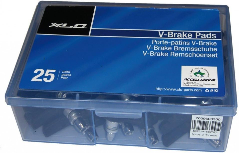 XLC Unisex – Erwachsene Bremsschuhe-2039600200 Bremsschuhe, schwarz, 70mm