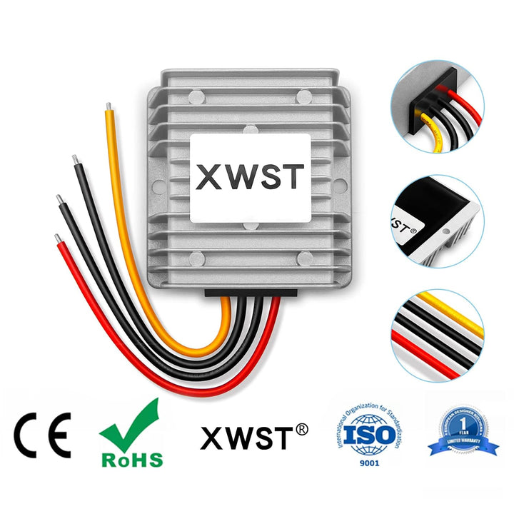 XWST DC DC 20-90V 24V36V48V60V72V auf 12V Buck Spannungswandler 13A 156W Wechselrichter Auto Netztei