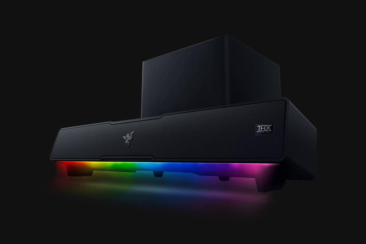 Razer Leviathan V2 - PC-Gaming-Soundbar Schwarz & Goliathus Extended Chroma - Extra grosse weiche XX