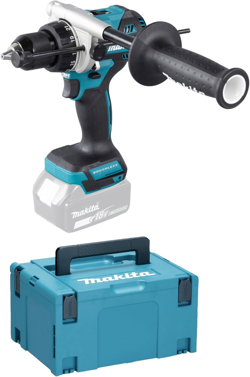Makita DHP486ZJ 18V Accu Klopboor- En Schroefmachine In Mbox Zonder Accu's En Lader