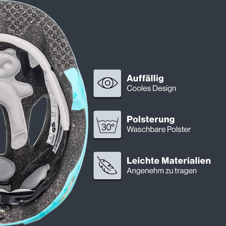 uvex oyo style - leichter Fahrradhelm für Kinder - individuelle Grössenanpassung - erweiterbar mit L