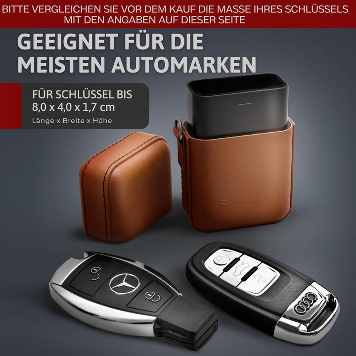 EXEEP® Keyless Go Schutz Autoschlüssel - TÜV geprüft - Zuverlässige Funkschlüssel Abschirmung - RFID