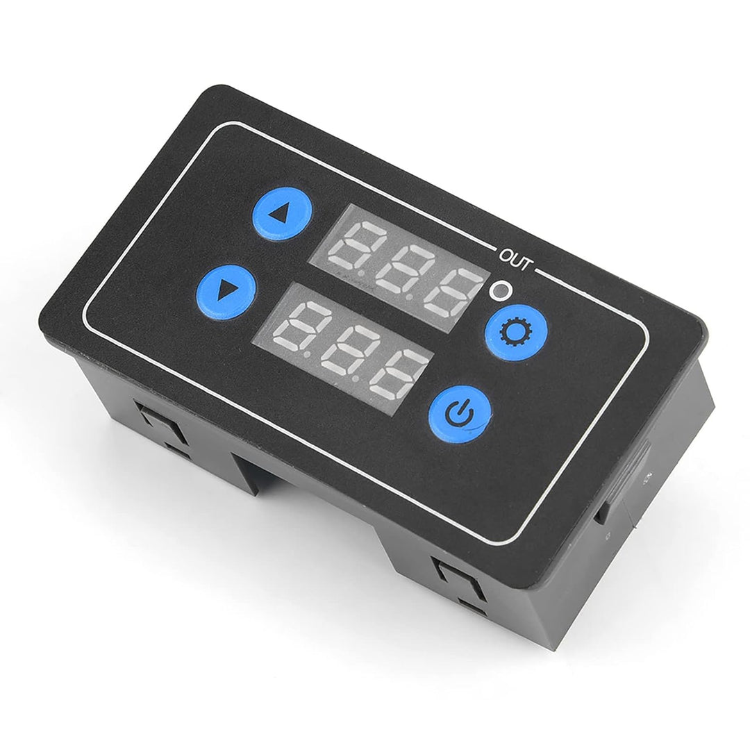 YF-4 Zeitrelais Einstellbare Zyklusverzögerung Zeitrelais DC 12 V Digitalanzeige Zeitverzögerung Bor