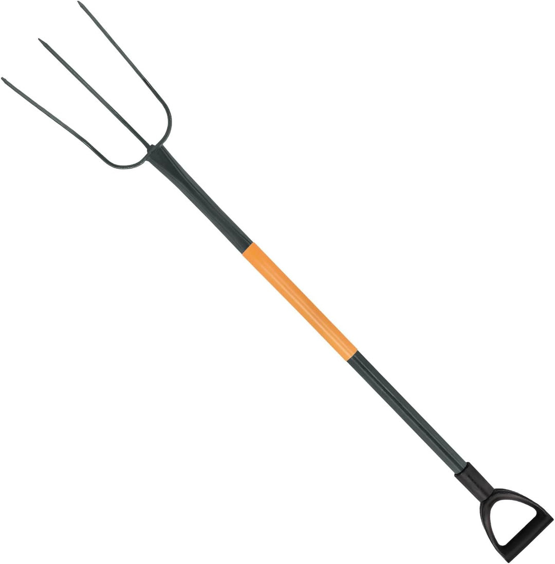 KOTARBAU® Mistforke 3 Zinken 125cm mit Metallstiel für Garten und Landwirtschaft