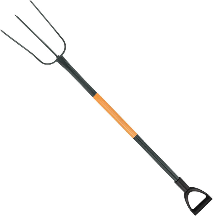 KOTARBAU® Mistforke 3 Zinken 125cm mit Metallstiel für Garten und Landwirtschaft
