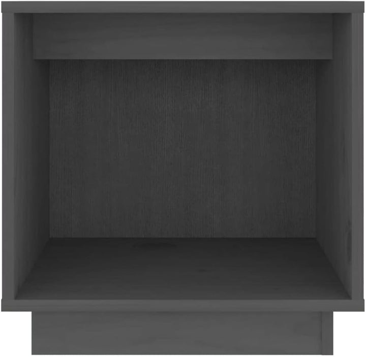 FIRBNUS Bedside Table Nachtkonsole Beistelltisch mit Stauraum Night Stand Nachttisch Grau 40x30x40 c